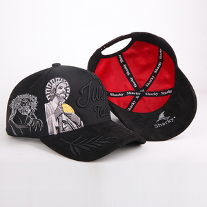 Gorra de Béisbol Deportiva Personalizada de 5 Paneles de Gamuza con Visera Curva para Hombre Gorras con Logotipo Bordado al por Mayor - Product Image 3