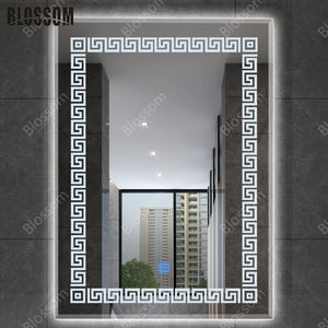 Muebles de Baño Sin Marco con LED, Conexión WiFi, Espejo <span class=keywords><strong>Antivaho</strong></span> con Bluetooth y Ajuste de Temperatura - Product Image 3