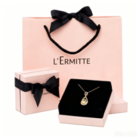 Boîte à bijoux rigide de haute qualité, écologique, avec insert en éponge, nouvelle conception personnalisée, série de boîtes rose blush