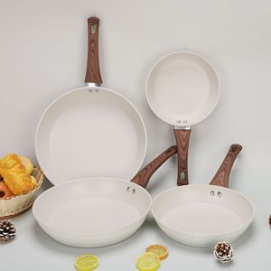 Sartén <span class=keywords><strong>de</strong></span> Cerámica Antiadherente <span class=keywords><strong>de</strong></span> Acero Inoxidable con Mango <span class=keywords><strong>de</strong></span> Madera, Capacidad <span class=keywords><strong>de</strong></span> 4L, Sartén para Bistec para <span class=keywords><strong>Cocina</strong></span> <span class=keywords><strong>de</strong></span> Inducción <span class=keywords><strong>y</strong></span> Gas - Product Image 1