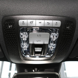 Autocollant pour bouton de lecture de la lumière du toit ouvrant Mercedes-Benz GLE400 450 GLS450, argenté, lot de 8 pièces, ABS décoratif auto-adhésif - Product Image 2