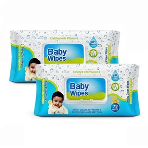 Échantillon Gratuit OEM Lingettes Bébé Jetables Non Parfumées Hypoallergéniques en Non-Tissé Spunlace en Gros - Product Image 1