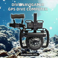 Navigateur GPS sous-marin, ordinateur de plongée, boussole de plongée étanche, réutilisable, portable, en matériau ABS, plongée professionnelle
