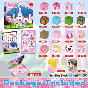 Q Y 2025 Nouveaux Blocs Magnétiques Cubes de Construction Magnétiques Jouets Éducatifs pour Enfants Cubes de Jeu 100 Pièces - Product Image 3