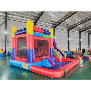 Alquiler de Castillo Inflable para Niños con Tobogán de Agua y Piscina, Casa de Brinco Inflable, Juegos Inflables para Exteriores - Product Image 3