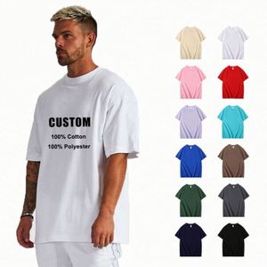 Custom Silk Screen Printed 100% Cotton Unisex Men's T-<b>Shirts</b> Short Sleeve Regular Fit Eco-Friendly Breathable Wholesale - Product Image 1