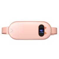 Ceinture de Massage chauffante électrique Rechargeable Portable essentielle pour les femmes période menstruelle réchauffement abdominal pour le soulagement de la taille