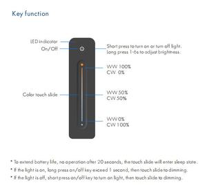 Hot bán CCT thông minh Led điều khiển từ xa V2 + R12 12-24V 2 kênh CV kép màu Led điều khiển RF không dây dimmers Set - Product Image 5