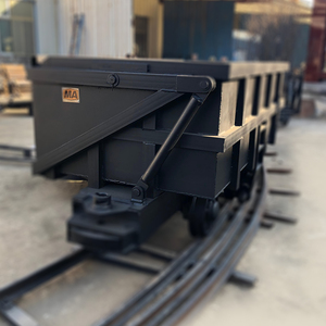 Ángulo de Inclinación ≥40 °   Vagón de Descarga Lateral de Gran Ángulo de Inclinación para Minería Ferroviaria, 1.2m³, Descarga en Riel Curvo, Ahorro de Espacio - Product Image 4