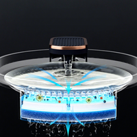 Distributeur d'eau intelligent pour animaux de compagnie grande capacité, accessoires, filtration automatique, fontaine à eau pour chats et chiens 3L