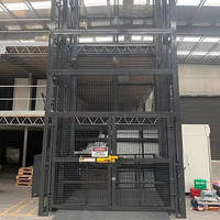 Konty Shandong Élévateur de marchandises hydraulique vertical à mouvement alternatif, Convoyeur de levage pour entrepôt, Taille de table personnalisable, Bonnes performances