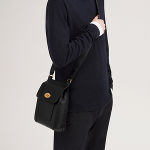 Sac <span class=keywords><strong>à</strong></span> bandoulière de luxe mini en cuir véritable pour <span class=keywords><strong>homme</strong></span>, nouveau design, style Yanzhi, avec rabat et sangle réglable - Product Image 3