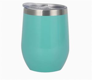 Sweat Free Powder Coated Surface Wine <b>Cup</b> With Lid 12Oz <b>Reusable</b> Eco Friendly <b>Cup</b> Corporate Giveaway Gift ASM09 - Product Image 1