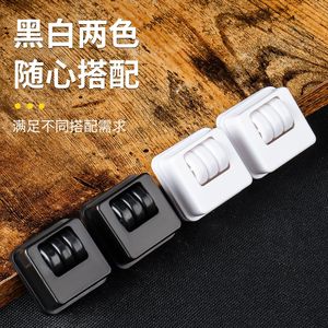 Furniture Casters 360 Degree Rotatable Silent Adhesive Base <b>Plastic</b> Polyurethane <b>Wheel</b> Minimalist Design For Home Use - Product Image 1