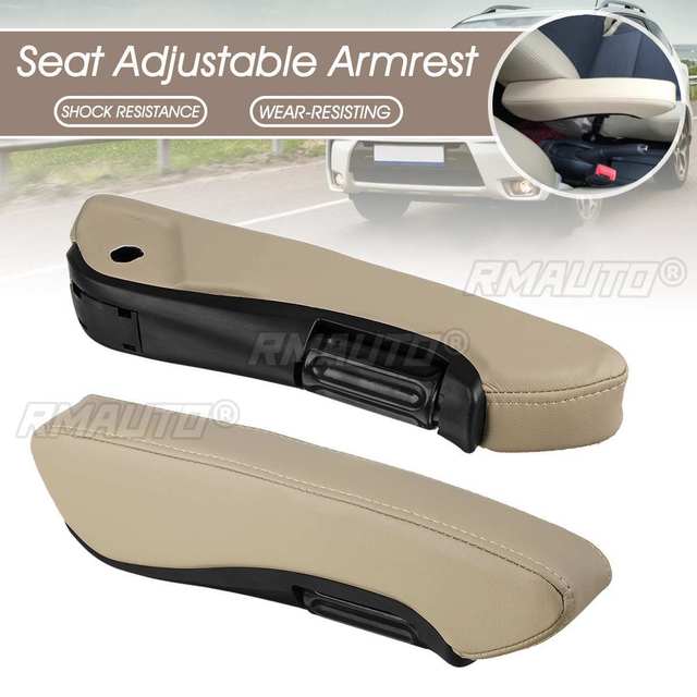 Universal Armrest Seat Adjustable Car Truck Center Console Arm Rest Support Interior Hand Rest Leather Car-Styling Parts