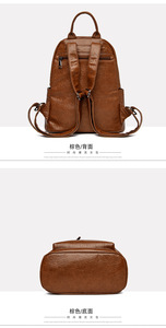 New Arrival Woman Large Capacity <b>Backpack</b> Girls Luxury <b>Backpack</b> Lady <b>Simple</b> Travel Bag Large Capacity <b>Backpack</b> - Product Image 4