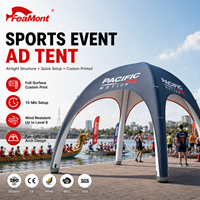Tente d'exposition gonflable personnalisée FEAMONT pour les promotions en plein air et les roadshows commerciaux aux États-Unis et au Mexique