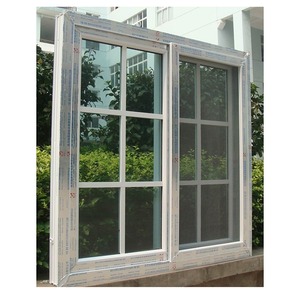 UPVC finestre di casa disegni, PVC <span class=keywords><strong>finestra</strong></span> <span class=keywords><strong>scorrevole</strong></span> con zanzara - Product Image 4