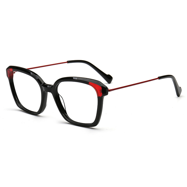 Wholesale Men's and Women's Optical European and American Ins Style Fashion Lightweight Acetate Retro Fashion Glasses Frames