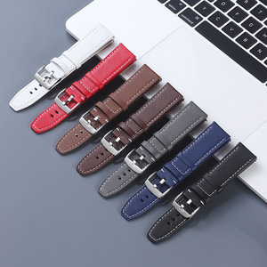 Correa de <span class=keywords><strong>Reloj</strong></span> Inteligente de Cuero Genuino Retro, Suave, para <span class=keywords><strong>Reloj</strong></span> Universal con Hebilla de Pin, Venta Caliente en Ali Baba y <span class=keywords><strong>AliExpress</strong></span> - Product Image 1