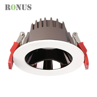 Spot d'hôtel de haute qualité Plafond d'intérieur 10W Downlight Anti-éblouissement COB Spot LED encastré