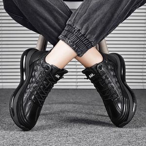 Baskets de sport décontractées pour hommes, grande <span class=keywords><strong>taille</strong></span> <span class=keywords><strong>44</strong></span>, nouvelle tendance, mi-montantes, pour la marche - Product Image 2