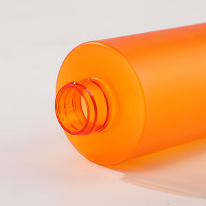 500 ml Transparent Gel Orange Parfum Shampooing Conditionneur Bouteilles 28/410mm Or Gauche Droite Pompe Valve Cylindre Bouteilles De Savon - Product Image 5