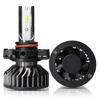 Systèmes d'éclairage automobile haute performance LIGHTECHAUTO, phares LED COB CSP 12V 55W 8000lm H4/H7/H11/9005/9006 à faisceau unique
