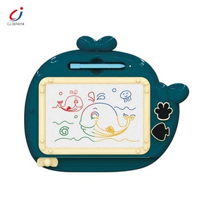 Produttori di Chengji all'ingrosso giocattolo di apprendimento precoce per bambini set di pittura <span class=keywords><strong>balena</strong></span> di plastica tavolo da disegno magnetico per i bambini - Product Image 1