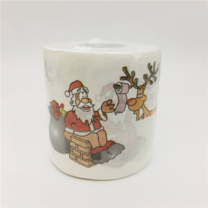 Wholesale Custom Large Color Print <b>3</b> <b>Ply</b> <b>Toilet</b> Paper High Quality Virgin Pulp Absorbent and Customizable - Product Image 3