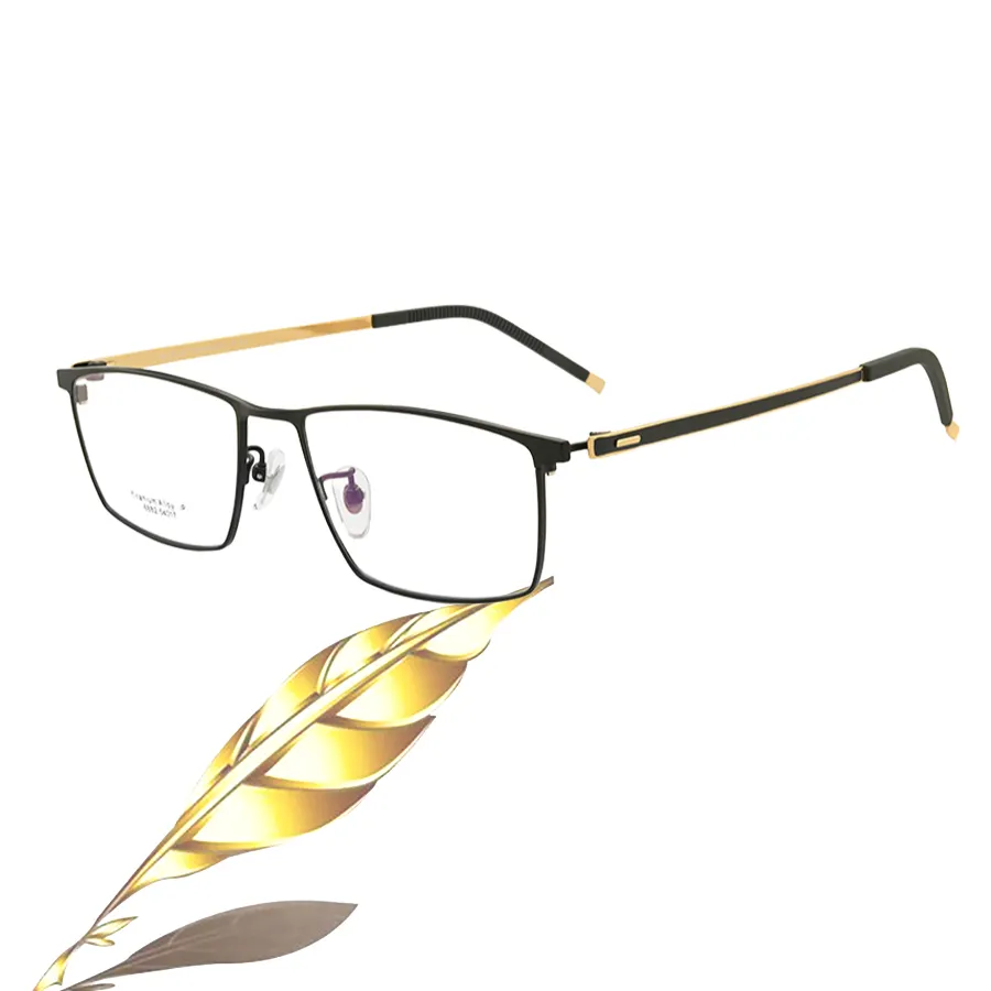 2024 Hochwertige Luxus individuell Großhandel Rezepte Schale Brille Optik Herren Brillen Titan Brillenrahmen