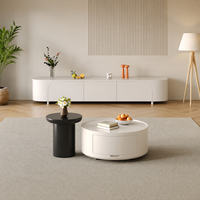 Meuble TV moderne de luxe, meuble TV flottant, meuble TV mural sur pied, meuble TV intelligent avec tiroirs de rangement, armoire combinée, meubles de salon