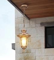Lanterne suspendue d'extérieur de style européen moderne, nouveau design vintage, luminaire suspendu de jardin