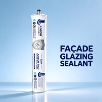 JUNBOM 9800 Mastic silicone structurel haute résistance pour vitrage de porte, vente en gros, durcissement neutre, résistant aux UV, OEM