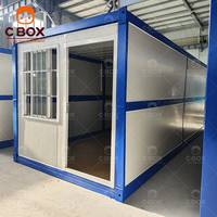 Cbox Casa Contenedor Plegable de Instalación Rápida, Prefabricada, Modular, Tienda, Vivienda Pequeña Móvil, Oficina en Sitio, Clínica Temporal