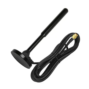 Vibrador de cobre de largo alcance 4g, Cable de antena móvil de montaje magnético, Base magnética 3m para coche, SUV, Ham, Radio escáner, repetidor