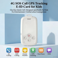 Traceur GPS intelligent 4G pour étudiants avec fonction d'appel SOS, batterie 1000 mAh, étanche IP65, détection de chute, contrôle par application, localisateur pour enfants et personnes âgées