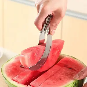 Watermelon fruit divine slicer stainless steel kitchen tool cutting manufacturers spot peeling divider open melon artifact