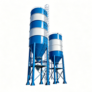 Silo à ciment avec dépoussiéreur pour système de manutention de poudres, équipement de dépoussiérage à filtre à sacs personnalisé, usine OEM - Product Image 1