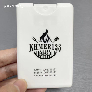 Portable Card-Type 20ml PP Fine <b>Mist</b> Spray <b>Bottle</b> Lightweight Thin Small Pump Sprayer for Perfume Serum Hydrating <b>Mist</b> Empty - Product Image 3