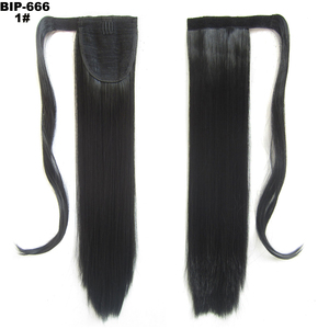Extensión <span class=keywords><strong>de</strong></span> Cabello Sintético con Clip, Cola <span class=keywords><strong>de</strong></span> Caballo Rubia, Cola <span class=keywords><strong>de</strong></span> Caballo Larga y Lisa - Product Image 6