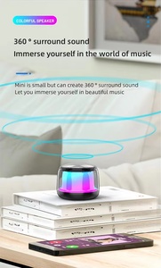 Promotion Haut-parleur Portable Extérieur avec Éclairage RVB Arc-en-ciel, Subwoofer BT et Audio TWS pour Fêtes - Product Image 6