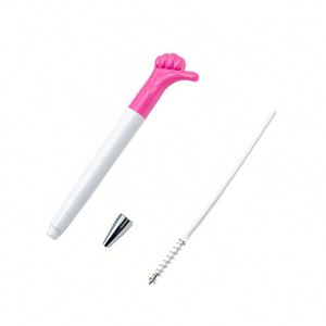 Custom Cartoon Gesture Ballpoint - Plastic Thumb <b>Pen</b> With Logo Printable for Promotional Gifts - Product Image 4
