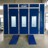 Nouvelle cabine de peinture à aspiration descendante 2026 à chauffage diesel économe en énergie, certifiée CE, pour atelier de réparation