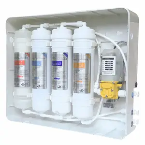 Home 4 Tahap Filter Pemurni Air Alkali, Pemurni Air Alkaline Uf Ultra Abrasi Membran Pemurni Air untuk Rumah
