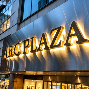 ป้ายไฟ LED 3 มิติ ตัวอักษรอะคริลิคและโลหะสีทองแบบมีไฟส่องหลัง สำหรับตกแต่งภายใน ติดตั้งง่าย - Product Image 3