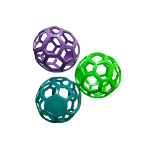 Sevimli moda TPR kauçuk top Pet oyuncak çevre dostu köpek ve kedi oyuncak diş taşlama ve içi boş sızıntı için şık köpek oyuncak - Product Image 4