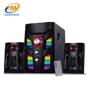 Altavoz Subwoofer 2.1 para Computadora Portátil con Control Remoto, USB, SD, Bluetooth y Ajuste de Bajos - Product Image 4