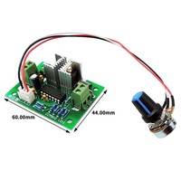 Pengontrol Kecepatan Motor DC PWM 12V-24V Modul Kontrol Kecepatan Tanpa Tingkat Satu Arah CCM9