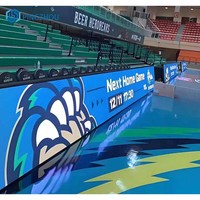 Pantalla LED a todo color de alta calidad con clasificación IP65 a prueba de agua, P4P5P6P8P10, pantalla LED de alta definición para estadios al aire libre.